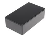 158-5314 RS PRO Black Die Cast Aluminium Enclosure, IP54, Black Lid, 191.6 x 111.6 x 60.5mm