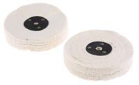901-0611 RS PRO 54g Polishing Kit 4in Containing 100 mm x 2-Section Stitched Hard Buff, 100 mm x 50 mm Loose Fold Soft Buff,