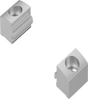 eahf-l2-45-p-s Festo Mounting Bracket EAHF-L2-45-P-S, For Use With Pneumatic Cylinder & Actuator