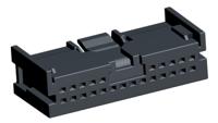 34824-0240 Molex, Mini50 Automotive Connector Socket Black Free Hanging 24 Way, Crimp Termination