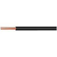 23501 Helukabel Black 1 mm² Hook Up Wire, 17 AWG, 100m, Silicone Insulation,