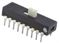 ase6204 TE Connectivity PCB Slide Switch DPDT Momentary 300 mA @ 115 V ac Extended, Slide