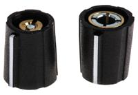 sp111-004-black Sifam 11.5mm Black Potentiometer Knob for 4mm Shaft Splined, SP111 004 BLACK