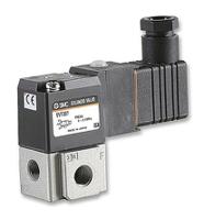 evt317v-5do-02f-q SMC Pneumatic Solenoid Valve - Spring/Solenoid G 1/4 VT317 Series 24V dc