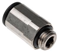 3101-08-60 Legris LF3000 Series Straight Threaded Adaptor, M10 Male to Push In 8 mm, Threaded-to-Tube Connection Style