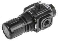 r72m-2gk-rmn Norgren G 1/4 Pneumatic Regulator - 0.3bar to 10bar, 1/4in, 20bar max. input