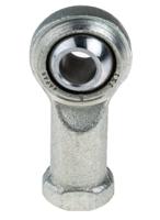 198-8967 RS PRO M8 x 1.25 Female Steel Rod End, 8mm Bore, 47mm Long, Metric Thread Standard, Female Connection Gender
