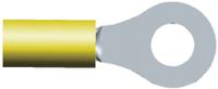 130679 TE Connectivity, PIDG Insulated Ring Terminal, M5 Stud Size, 3mm² to 6mm² Wire Size, Yellow