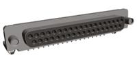 5747847-6 TE Connectivity Amplimite HD-20 37 Way Right Angle Through Hole D-sub Connector Socket, 2.75mm Pitch, with 4-40 UNC
