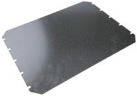 ekiv-43-mounting-plate Fibox Steel Mounting Plate, 270mm H, 1.5mm W, 370mm L for Use with CAB PC/ABS Cabinet