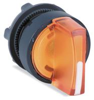 zb5ak1553 Schneider Electric Harmony XB5 Series 3 Position Selector Switch Head, 22mm Cutout, Orange Handle