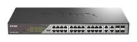 dss-200g-28mpe D-Link 28-Port Gigabit PoE Smart Managed Surveillance PoE Switch, Smart 28 Port Gigabit Switch With PoE EU