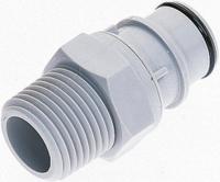 hfcd241212 Colder Products Hose Connector, Straight Threaded Coupling, NPT 3/4in, 4.2 bar