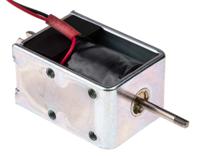 8mb3-02-29-24-vcc-40w Mecalectro Linear Solenoid, 24 V dc, 5N, 45 x 31.8 x 23.4