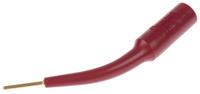 3563-2 Fluke Red, Male Test Connector Adapter With Brass contacts and Gold Plated