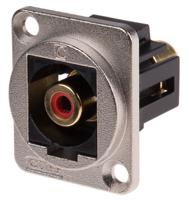 907-5662 RS PRO Red Panel Mount RCA Socket