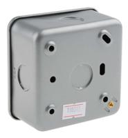 768-3501 RS PRO Grey 1 Gang Plug Socket, 0 Poles, 13A, Type G - British, Indoor Use