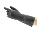 29500100bp Ansell AlphaTec Black Latex Glove, Size 10