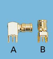 112520001 IMS, Jack Through Hole SMB Connector, 50Ω, Solder Termination, Right Angle Body