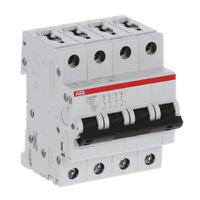 2cds274001r0204-s204m-c-20a-15-ka ABB System Pro M Compact S200M MCB, 4P, 20A Curve C, 125V AC, 440V DC, 25 kA Breaking Capacity