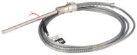 350-405 RS PRO PT100 Temperature Sensor, 6mm Dia, 100mm Long, 3 Wire, Probe, 400°C Max