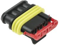 282088-1 TE Connectivity, AMP Superseal 1.5 Female 4 Way for use with Centerline Wire-to-Wire Connector