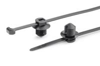 156-00120 HellermannTyton Cable Tie, 200mm x 4.6 mm, Black Nylon, Pk-500