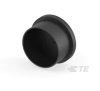 4-2407269-2 CAP CPC SIZE 17 RECP BLACK