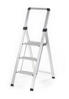 259-5113 RS PRO 3 Tread Aluminium Steps 680mm Platform Height, Silver