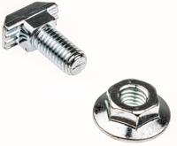 3842528716 Bosch Rexroth M8 T-Head Bolt, Connecting Component, Strut Profile 40 mm, 45 mm, 50 mm, 60 mm, Groove Size 10mm
