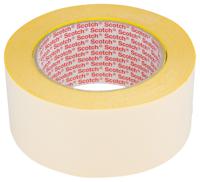 7000111987 3M 9195 Yellow Double Sided Paper Tape, 0.13mm Thick, Polypropylene Film Backing, 50mm x 25m