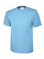 uc301sky-xl Uneek Blue T-Shirt, EUR- XL