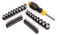 stht0-70887 Stanley STHT0-70887 Phillips; Slotted; Torx Bit Holder & Standard Screwdriver Set, 48-Piece