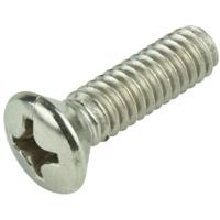 245-1795 RS PRO Phillips Oval Machine Screwsx1 1/4in