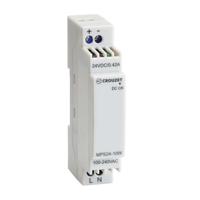 89451001 Crouzet Switched Mode DIN Rail Power Supply, 100V ac ac Input, 24V dc, 420mA Output