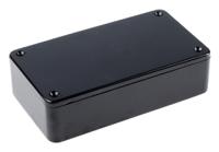 bim200313-blkblk CAMDENBOSS 2000 Series Black ABS Enclosure, IP54, Black Lid, 112 x 62 x 31mm