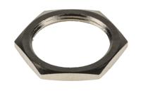 127-489 RS PRO Brass Cable Gland Locknut, M25 Thread