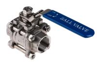 764-4247 RS PRO Stainless Steel Full Bore, 2 Way, Ball Valve, Threaded, BSPP 1in