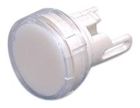 a3ct-500w Omron White Round Push Button Lens