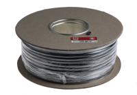 811-4356 RS PRO 2192Y 0.75 mm² 2 Core Power Cable, H03VVH2-F, Black PVC, 100m