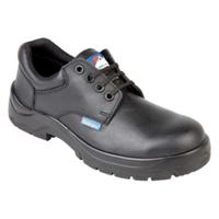 5113-04 Himalayan 5113 Unisex Black Toe Capped Safety Shoes, UK 4, EU 36