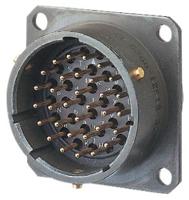 62gb-12e08-04pn Amphenol Limited, 62GB 4 Way Flange Mount MIL Spec Circular Connector Receptacle, Pin Contacts,Shell Size 8, Bayonet