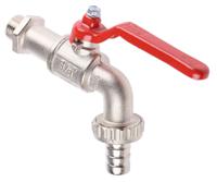 486-154 RS PRO Chrome Plated Brass Lever Bib Tap, 3/8in
