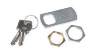 f7e-03-2-405e Euro-Locks a Lowe & Fletcher group Company Camlock, 32.7mm Panel-to-Tongue, 20.1 x 17.6mm Cutout, Key Unlock