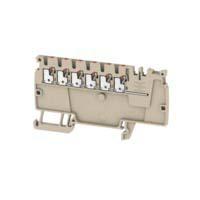 1988160000 Weidmuller  A Series Beige, 1.5mm², Single-Level, Push In Termination
