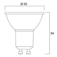 30373 Sylvania GU10 LED Bulbs 2 W, 4000K, Cool White