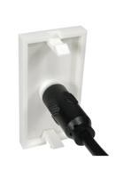 286-2971 RS PRO 1 Way Female 3.5 mm Stereo Audio Jack Audio & Video Faceplate