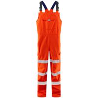 bb01-o-leo-m Leo Workwear Orange Hi Vis Overalls, M