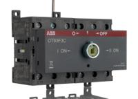 1sca105338r1001-ot63f3c ABB 3 Pole Base Mounting Changeover Switch - 63A Maximum Current, 22kW Power Rating, IP20