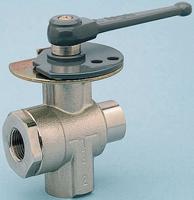 0438-12-21 Legris Brass 3 Way, Ball Valve, Threaded, BSPP 1/2in, 40bar Operating Pressure